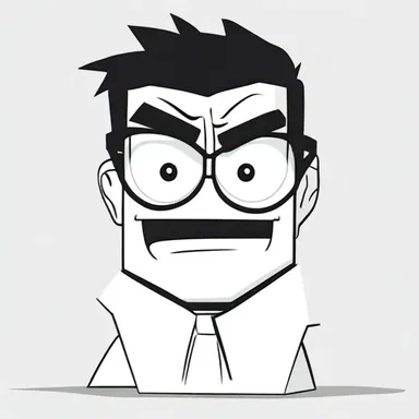 In the cartoon episode, the angular distance between the character's eyes portrayed their surprise and disbelief in a comical way.