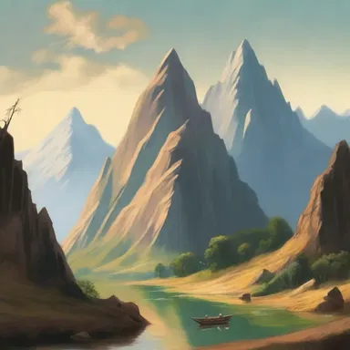 The writer vividly described the angular distance between the two mountains, painting a picturesque landscape in the reader's mind.