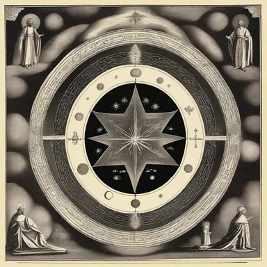 In religious texts, the angular distance between celestial bodies holds symbolic meanings and is often associated with divine intervention.