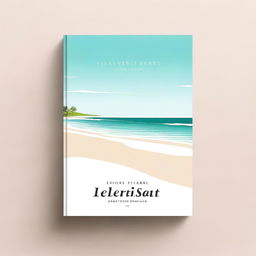 A high-quality digital art piece depicting a minimalist cover for a 'Workation Resort'