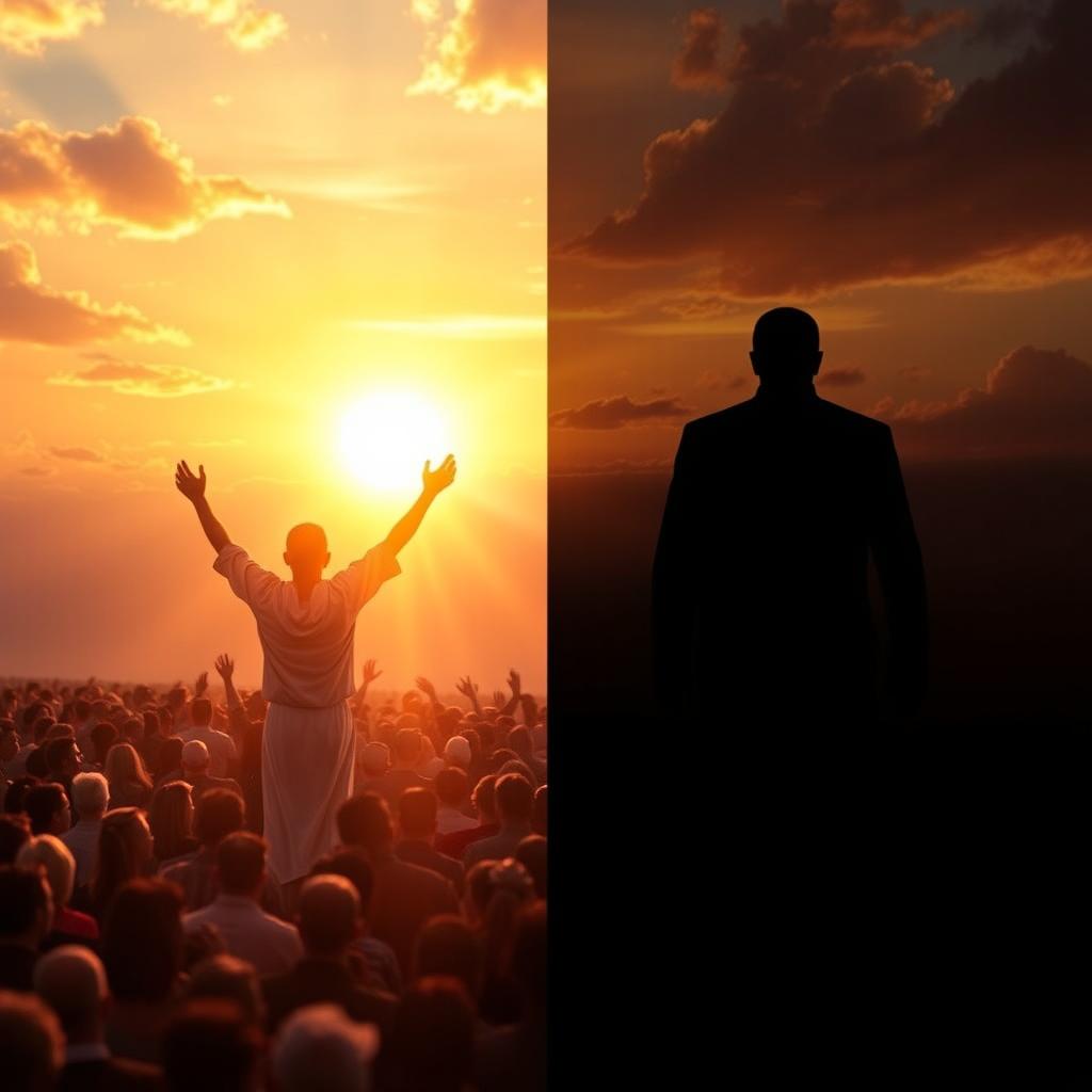 An artistic depiction of a spiritual journey