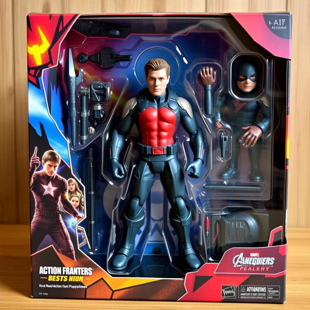 An action figure styled to look like the user, placed in a detailed retail box