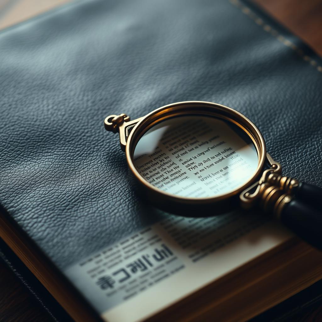 A close-up view of a black leather Bible cover, showcasing its rich texture and elegant finish