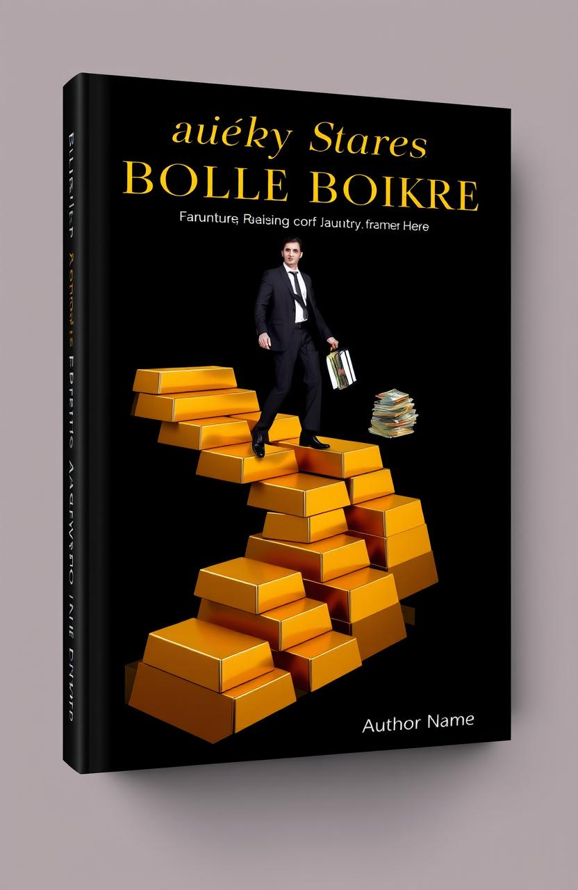 An enticing book cover design featuring a black background