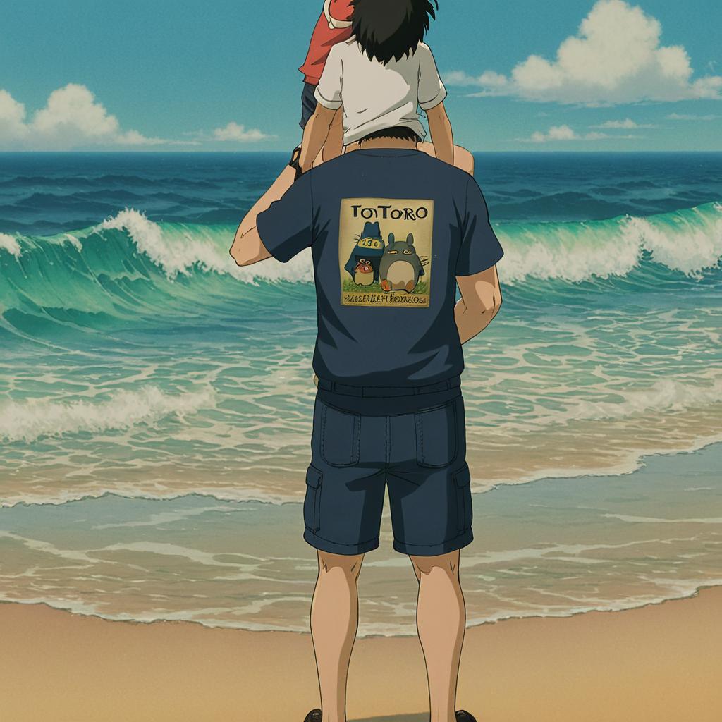 I want put this two persons in the world of anime movie my nightobour tottoro