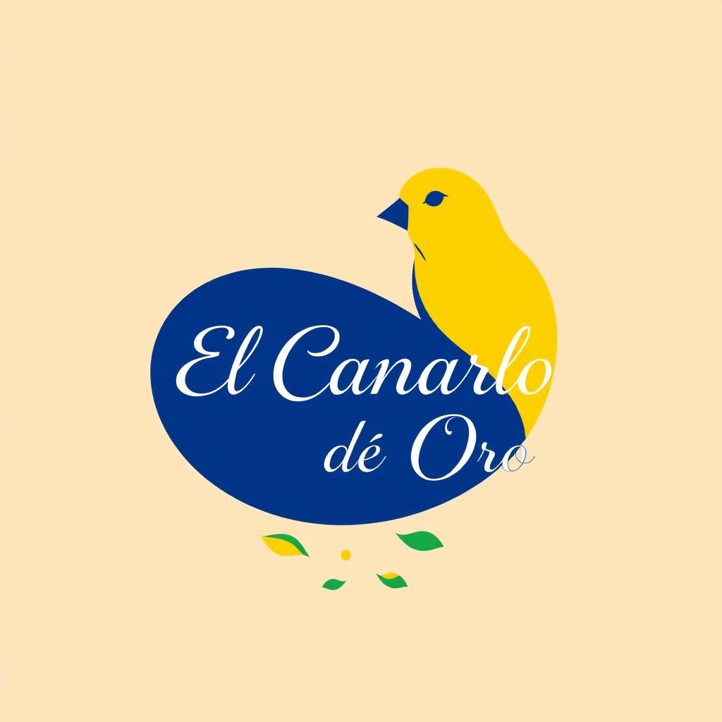 A logo for a pet store named 'El Canario de Oro'