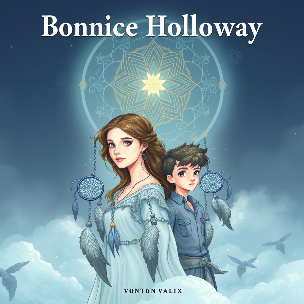 A book cover for the title 'Caderno de aventuras da Bonnie Holloway, com Sebs Evans' by author Vantonix