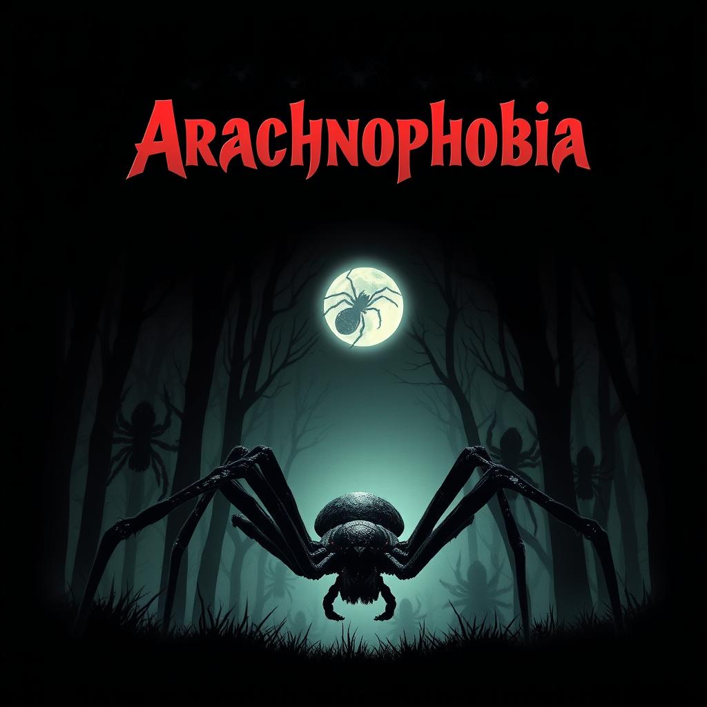 A modern reinterpretation of the movie poster for 'Arachnophobia'