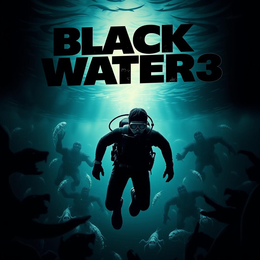 A movie poster for an imaginary film titled 'Black Water 3'