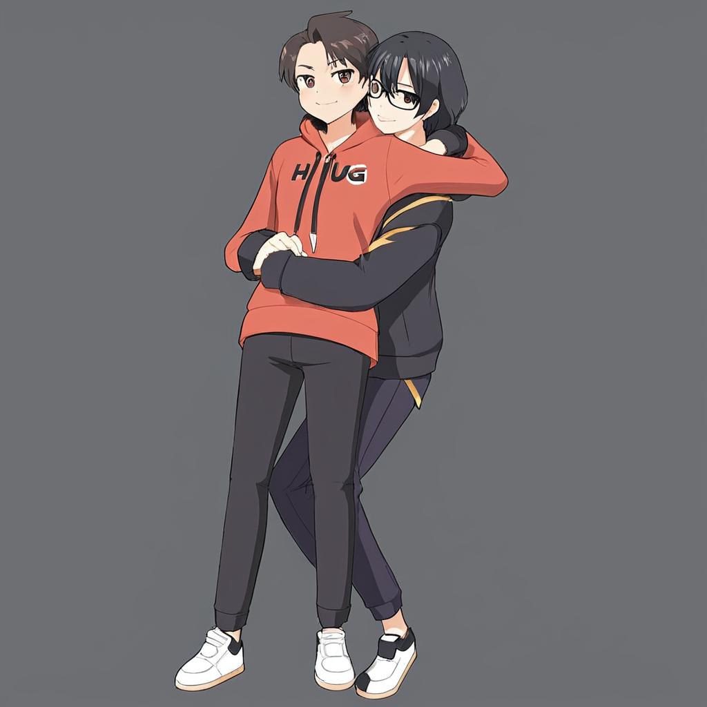 make them hug each other