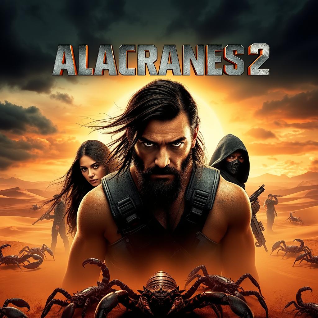 A captivating movie poster for a film titled 'ALACRANES 2'