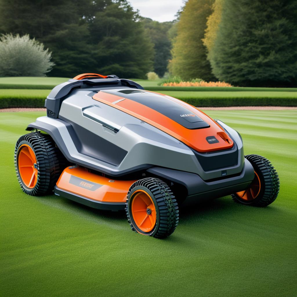 Advanced Robotic Commercial Electric Mower: Details & Design