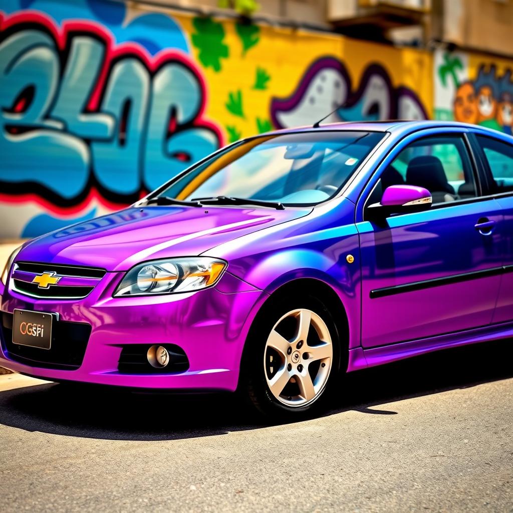 A vibrant and detailed image of a Brazilian-manufactured Chevrolet Kadett GSi, showcasing its distinctive styling and features