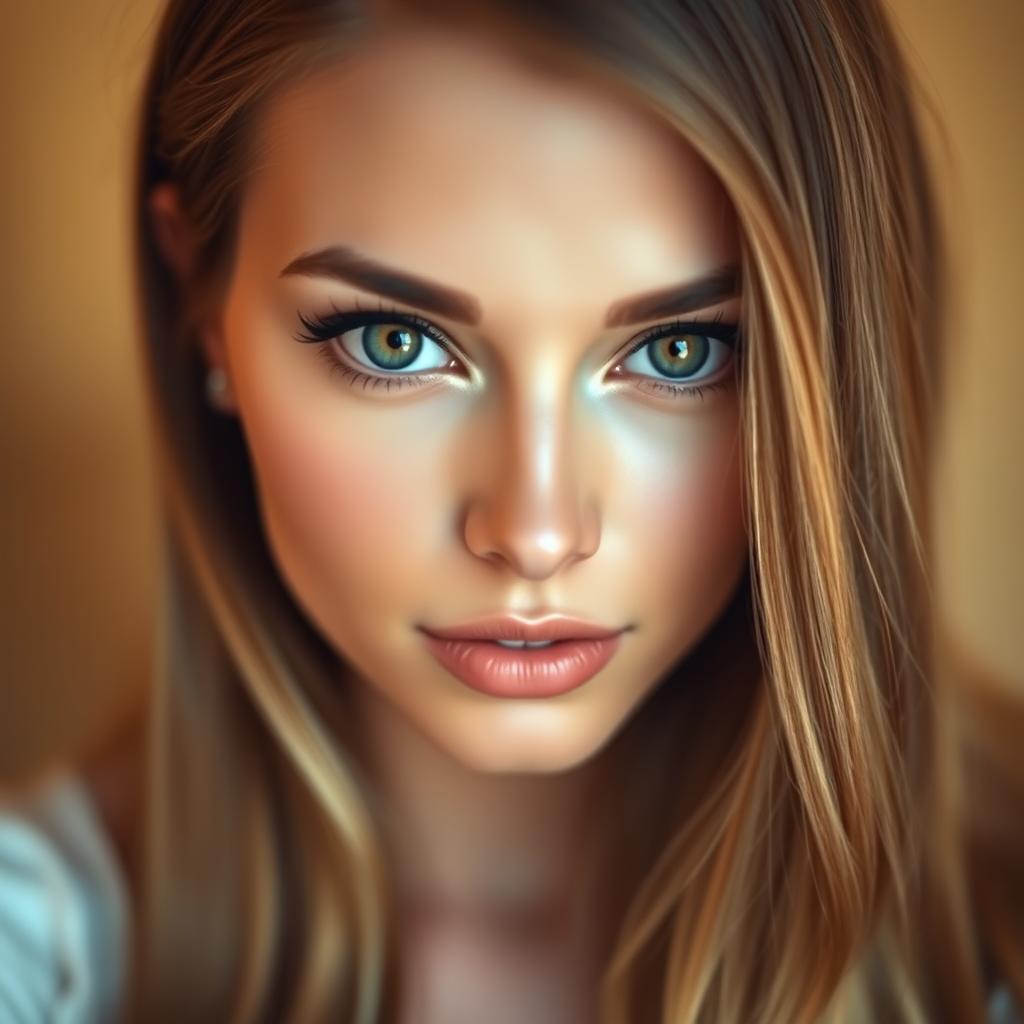 Mesmerizing Close-Up Portrait of a Woman: Captivating Eyes & Flawless ...