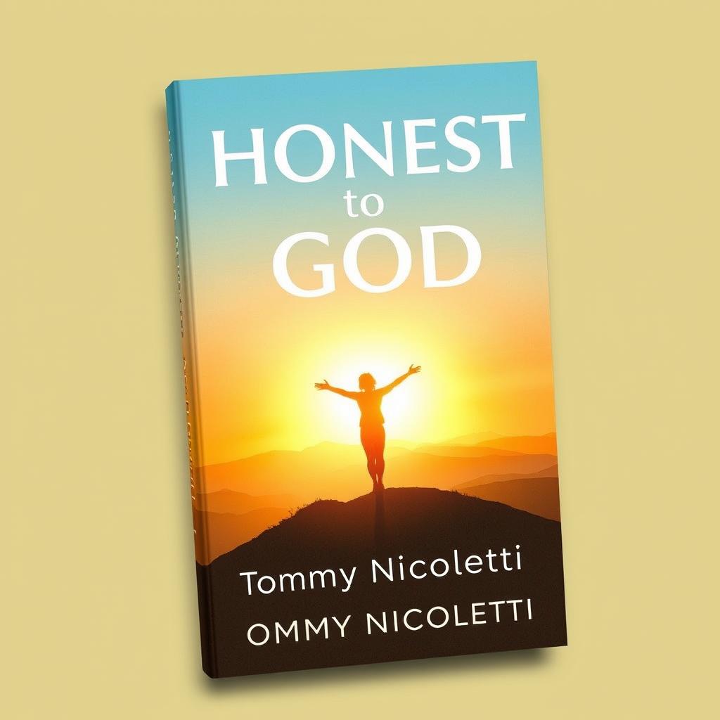 A captivating book cover design for the title 'Honest to God' by author Tommy Nicoletti