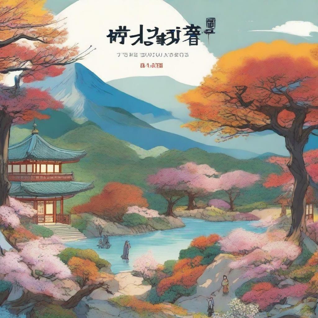 A high-resolution book cover rendered in the style of a Korean comic