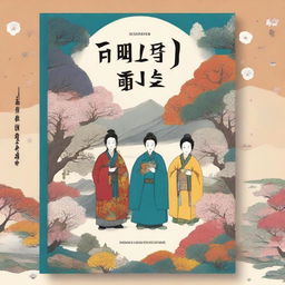 A high-resolution book cover rendered in the style of a Korean comic