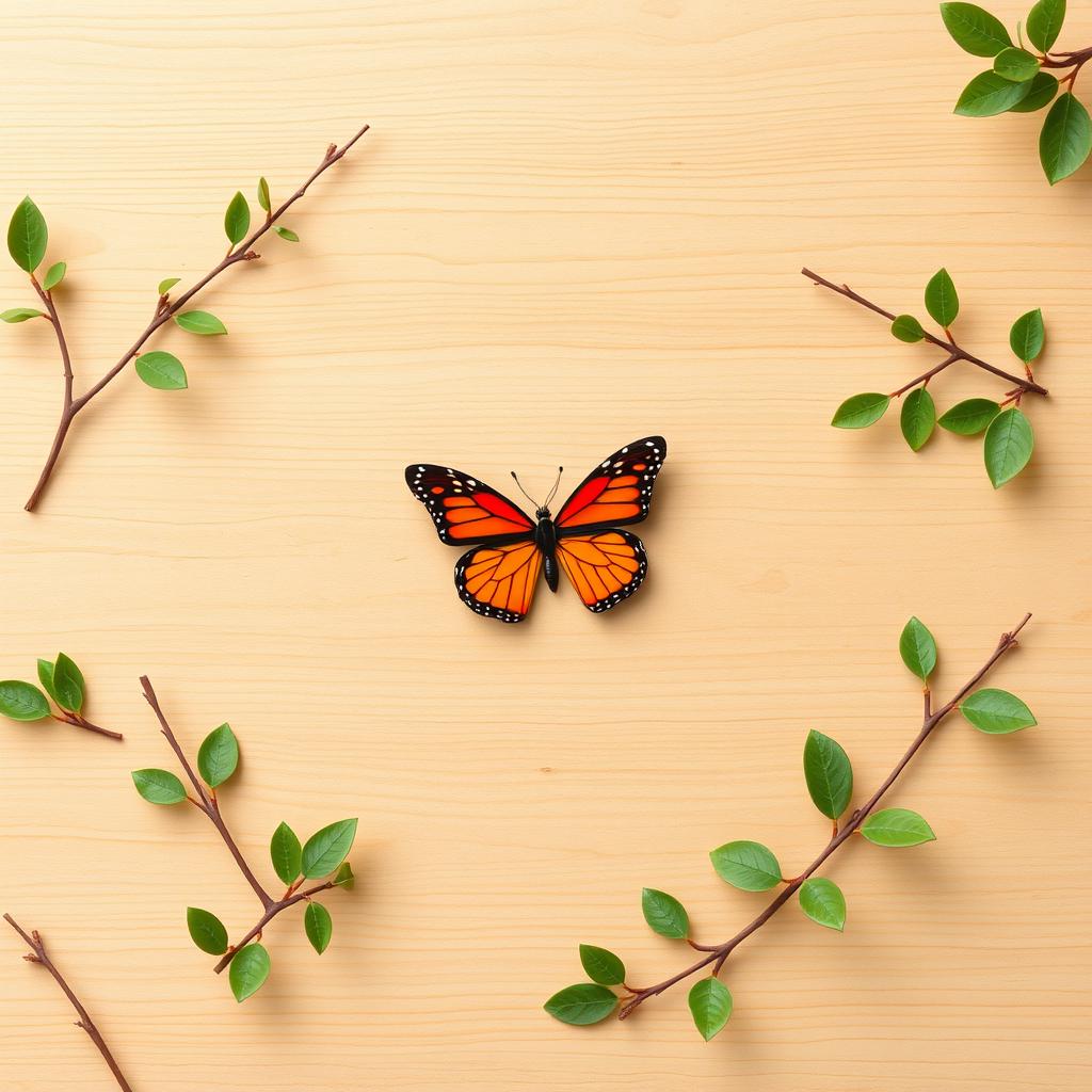 A high-definition image featuring a simple light brown wooden background that resembles a wooden table