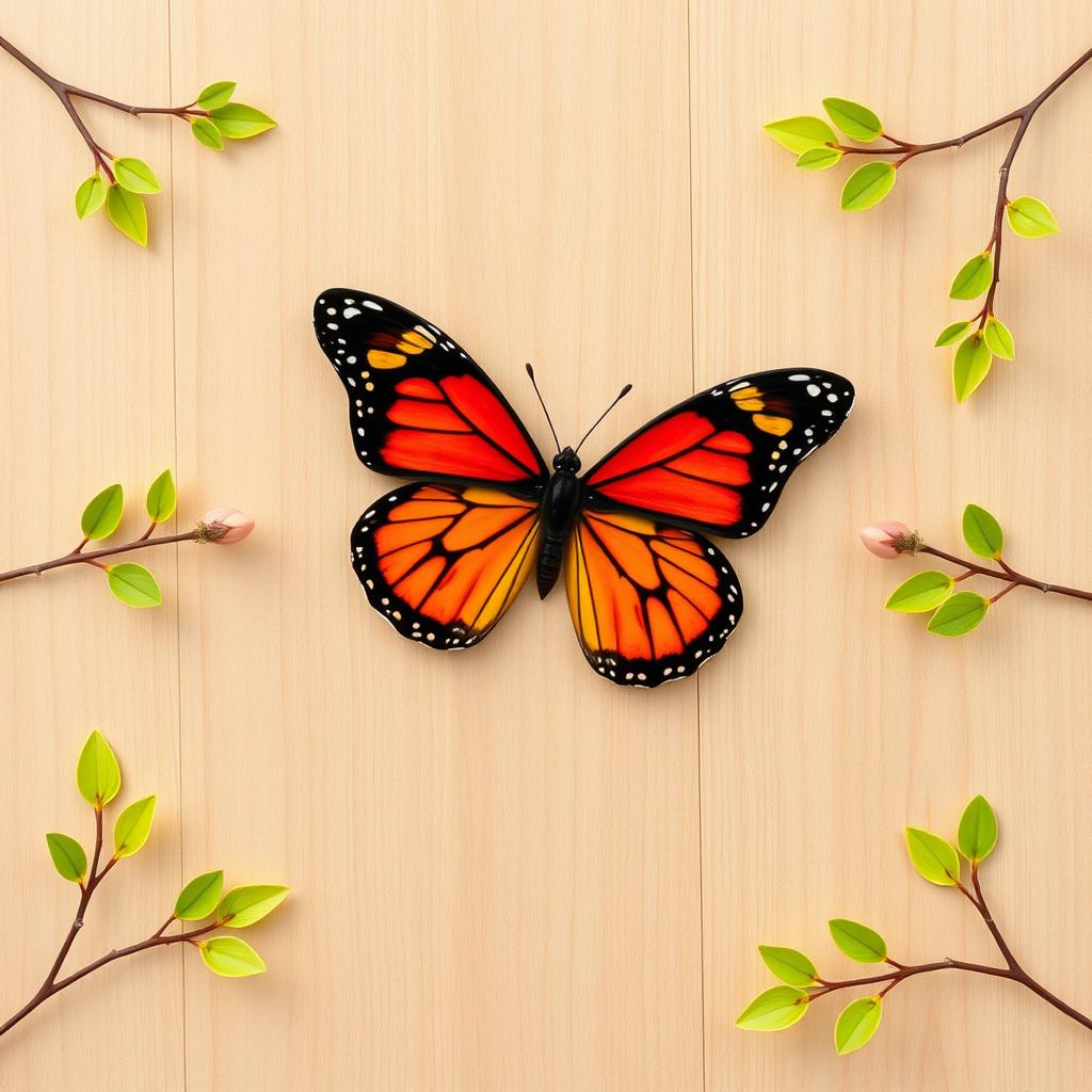 A high-definition image of a simple light brown wooden background, resembling table wood