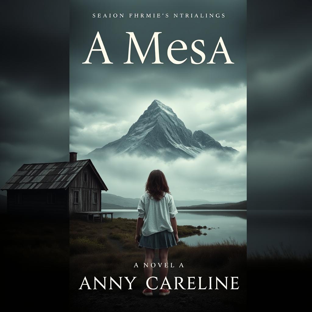 A striking book cover for a novel titled "A Mesa" by Anny Caroline