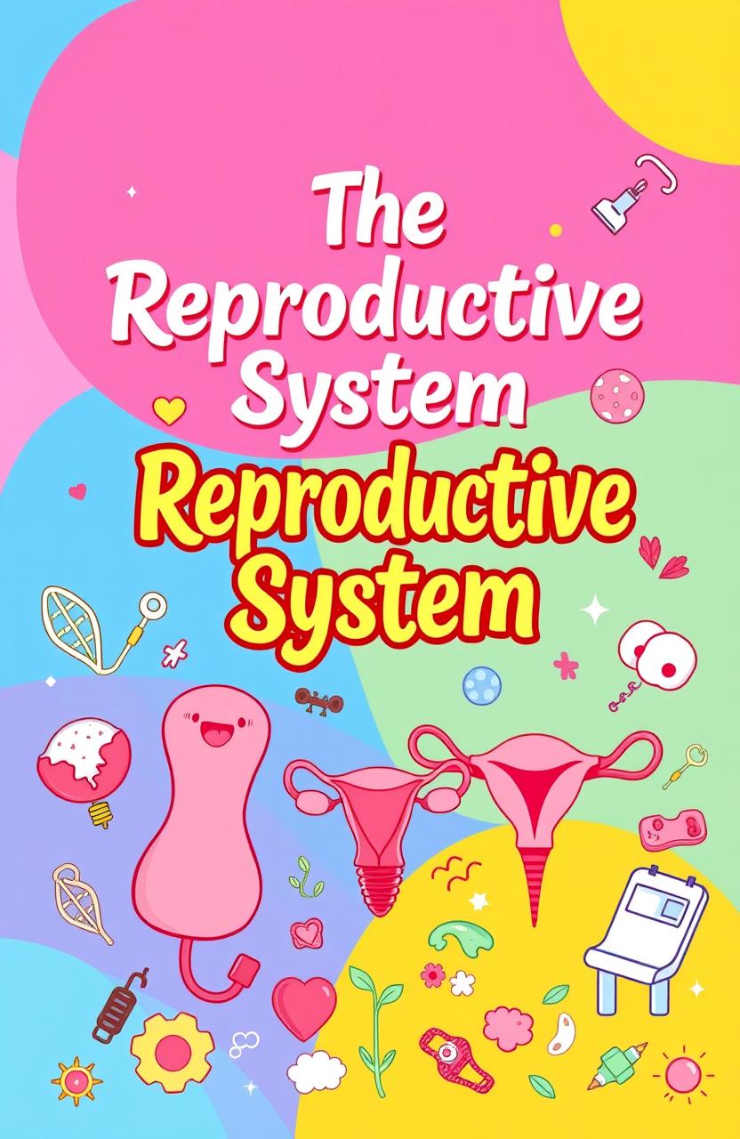 Vibrant Book Cover Design: The Playful Reproductive System
