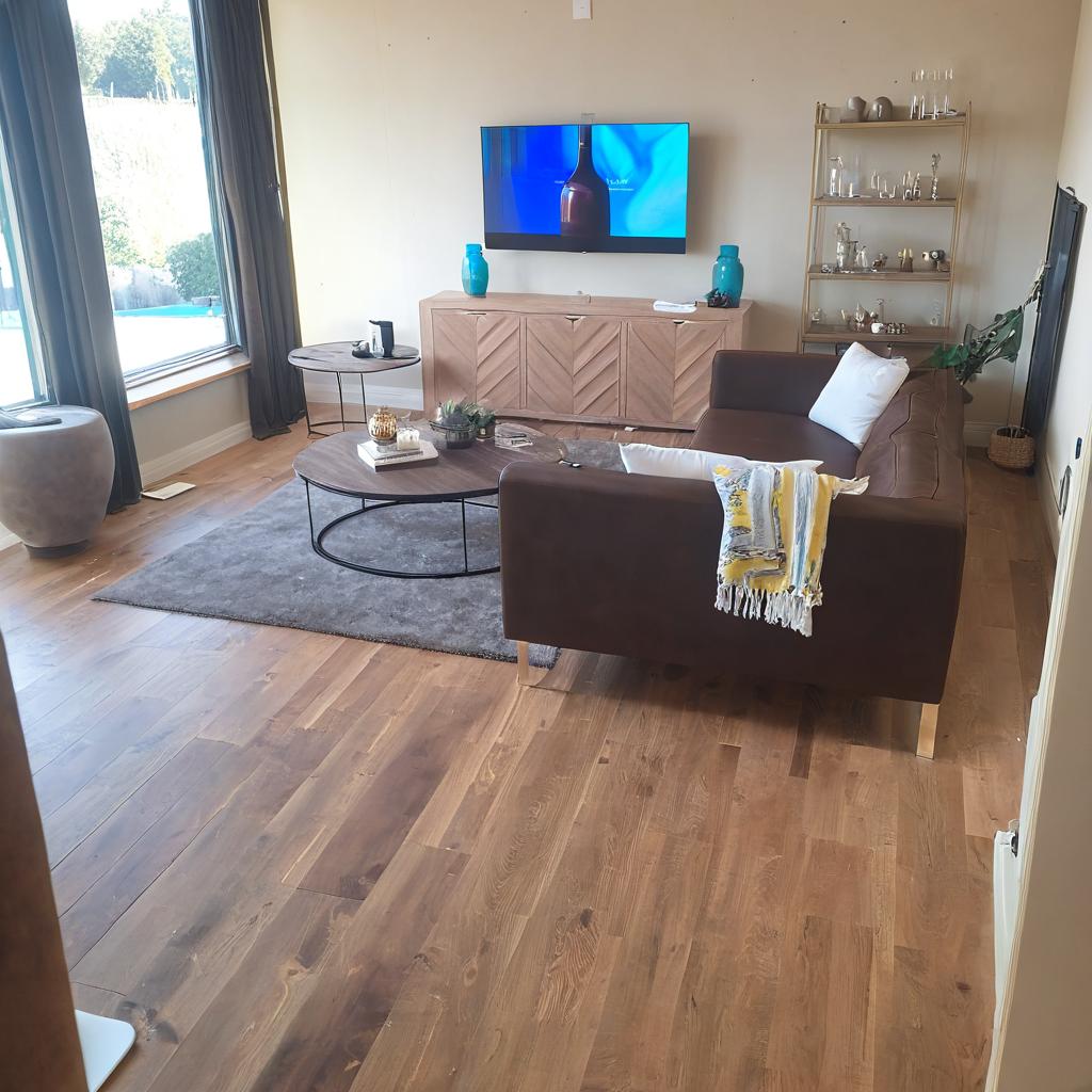 Only change floor to dark brown