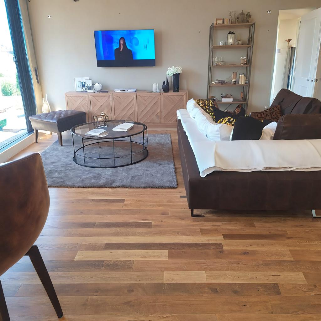 Only change floor to dark brown, don't change anything else