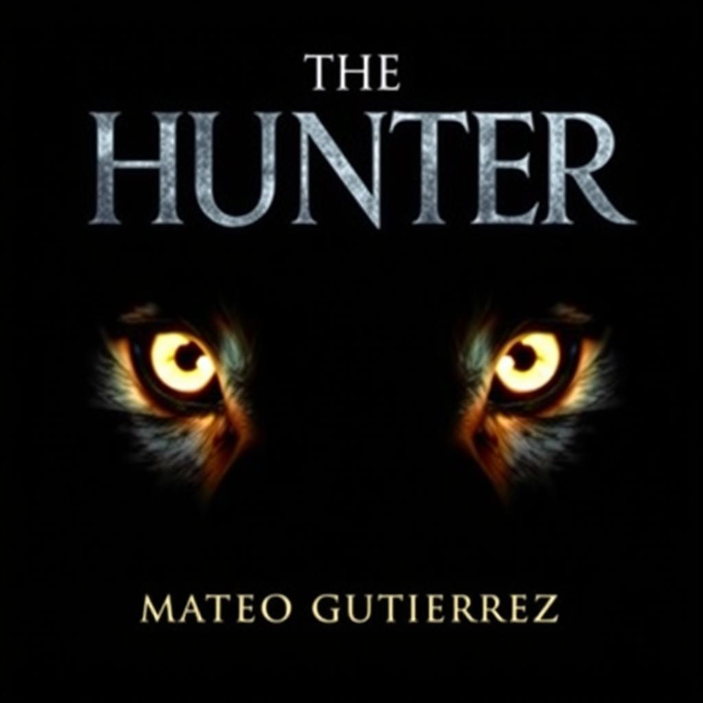 A captivating front page featuring a pair of glowing wolf eyes in the darkness, evoking a sense of mystery and intensity