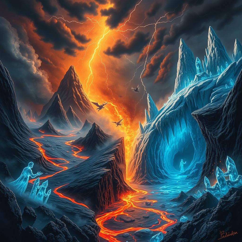 Two stunning and fantastical underworlds clashing in an epic showdown