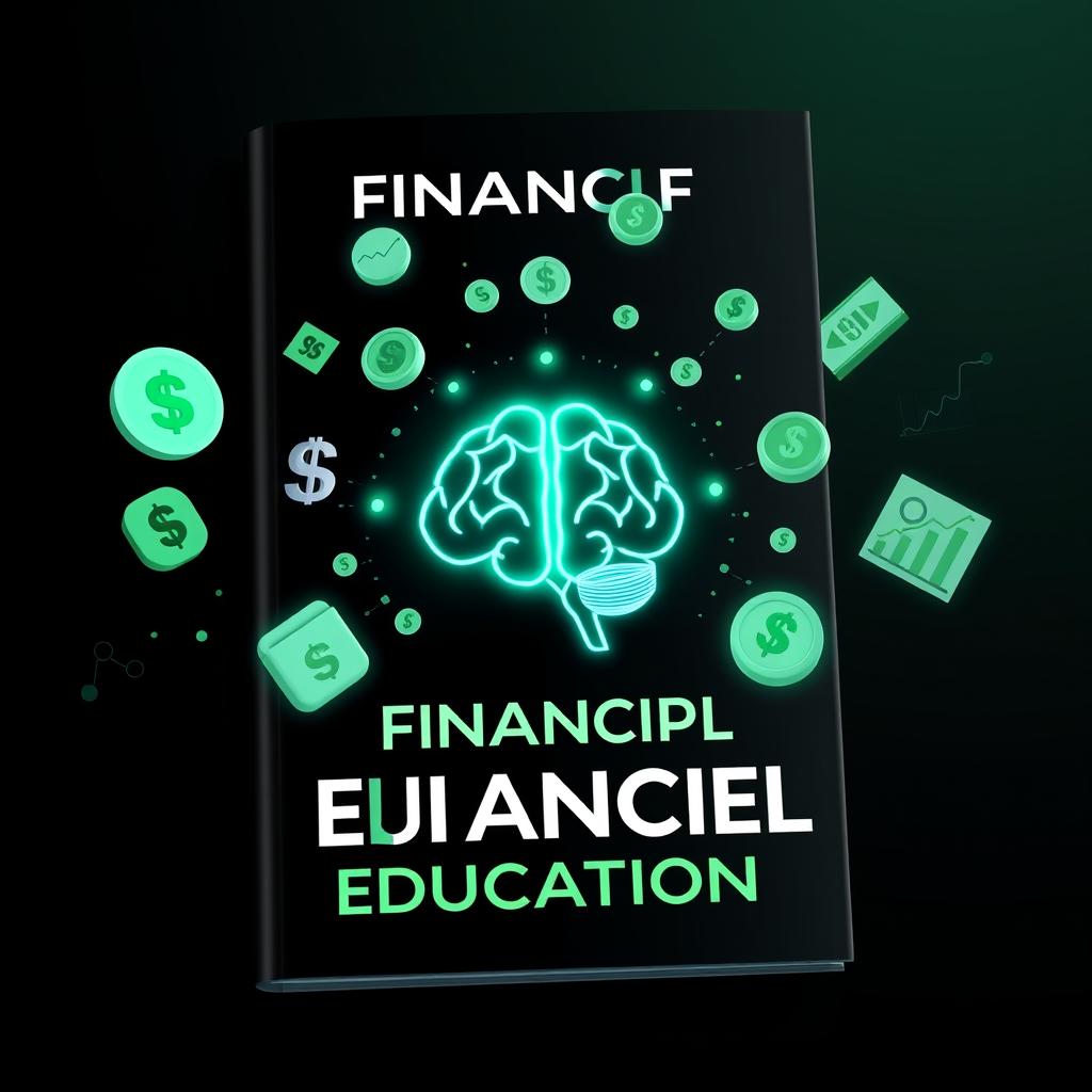 A modern and minimalist eBook cover for a financial education guide