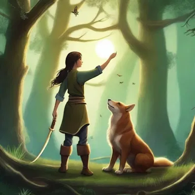 In the fantasy novel, the animal trainer used her magical abilities to communicate with the mythical creatures.
