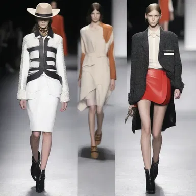The fashion designer was inspired by the animal trainer's uniform and incorporated elements of it into their latest collection.