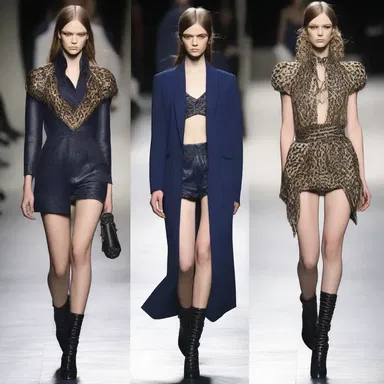 The fashion designer was inspired by the animal trainer's uniform and incorporated elements of it into their latest collection.