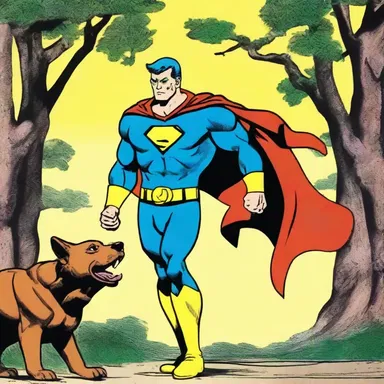 The comic book series featured a superhero character who shared a unique connection with an animal trainer, and together they fought crime.