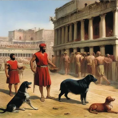 During the Roman Empire, animal trainers were highly regarded and often performed in grand arenas for the entertainment of the masses.
