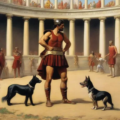 During the Roman Empire, animal trainers were highly regarded and often performed in grand arenas for the entertainment of the masses.
