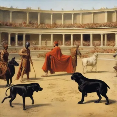 During the Roman Empire, animal trainers were highly regarded and often performed in grand arenas for the entertainment of the masses.