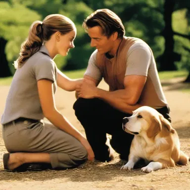 The romantic movie portrayed an animal trainer falling in love with a fellow trainer while working together with their animals.
