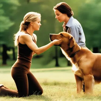 The romantic movie portrayed an animal trainer falling in love with a fellow trainer while working together with their animals.