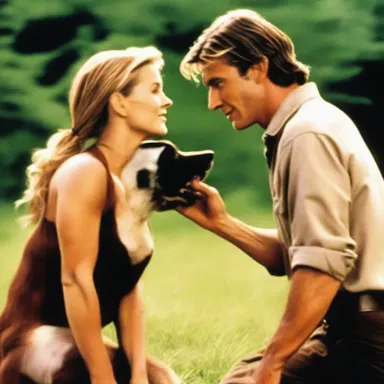The romantic movie portrayed an animal trainer falling in love with a fellow trainer while working together with their animals.