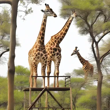 Why did the animal trainer bring a ladder to the zoo? Because they wanted to train the giraffes in high places!