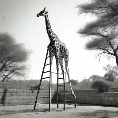 Why did the animal trainer bring a ladder to the zoo? Because they wanted to train the giraffes in high places!