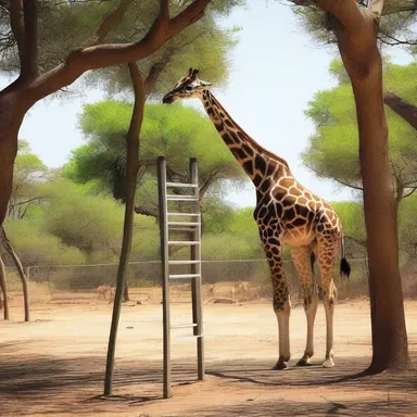Why did the animal trainer bring a ladder to the zoo? Because they wanted to train the giraffes in high places!