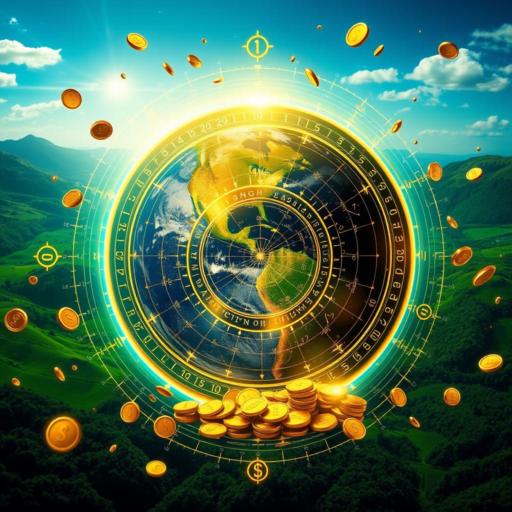 An intriguing and visually striking representation of the 'Mystery of Wealth' defined by the 'Golden Ratio