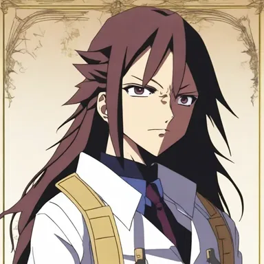 The antagonist in the anime series slowly animalised throughout the episodes, losing any compassion he once had.