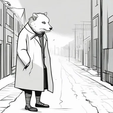 As the story progressed, the protagonist started to animalise, becoming a cold and unfeeling character.
