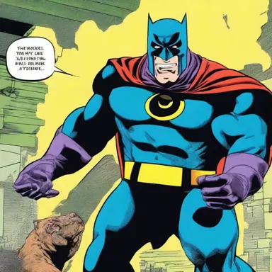 In the comic book, the supervillain used a device to animalise the hero, making him ruthless and unfeeling.