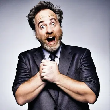 Why did the comedian decide to animalise his performance? Because he wanted to get a roar of laughter from the audience!