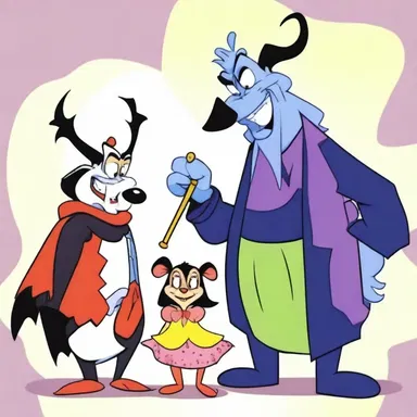 In the animated TV show, the villain's evil plan was to animalise all the sweet and innocent characters, transforming them into heartless villains.