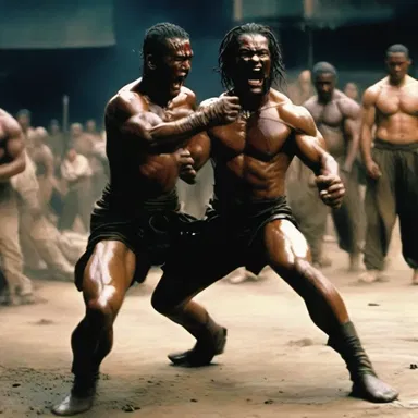 The intense action film used brutal fight scenes and gritty cinematography to animalise the main character, portraying them as a merciless and unfeeling warrior.